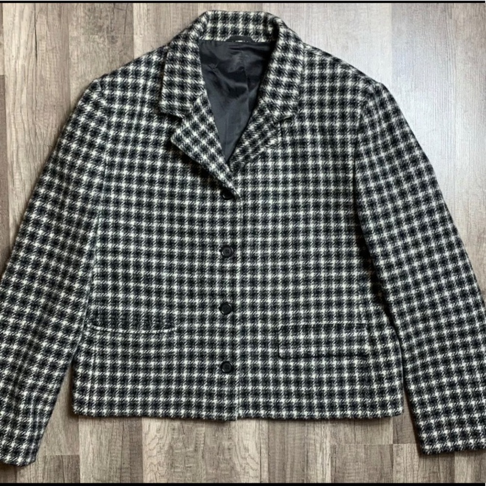 Margaret Howell Womens Size 12 Plaid Jacket - Picture 1 of 3